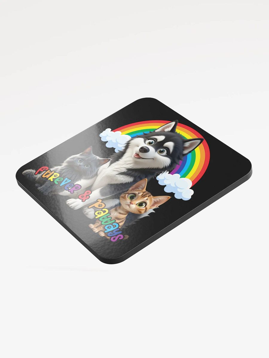 Furever & Paways Glossed Cork Coaster product image (3)