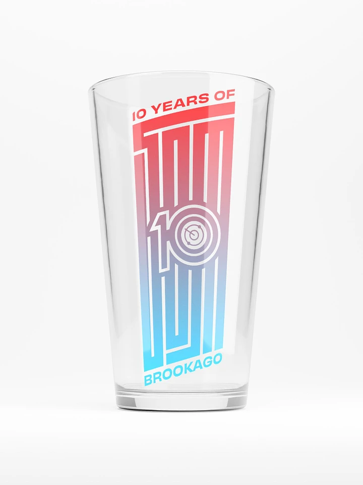 SPAWN ON ME 10YR ANNIVERSARY PINT GLASS product image (1)