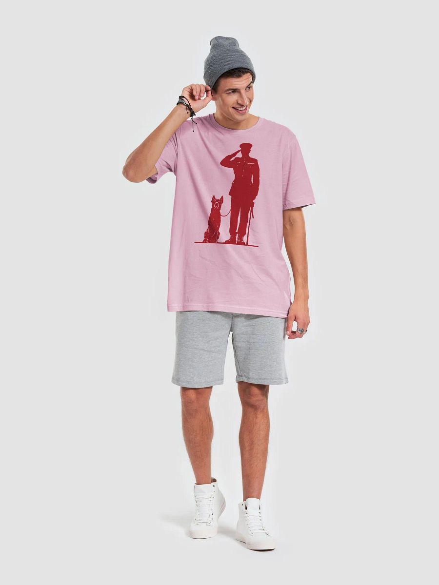 Army captain and dog saluting product image (6)