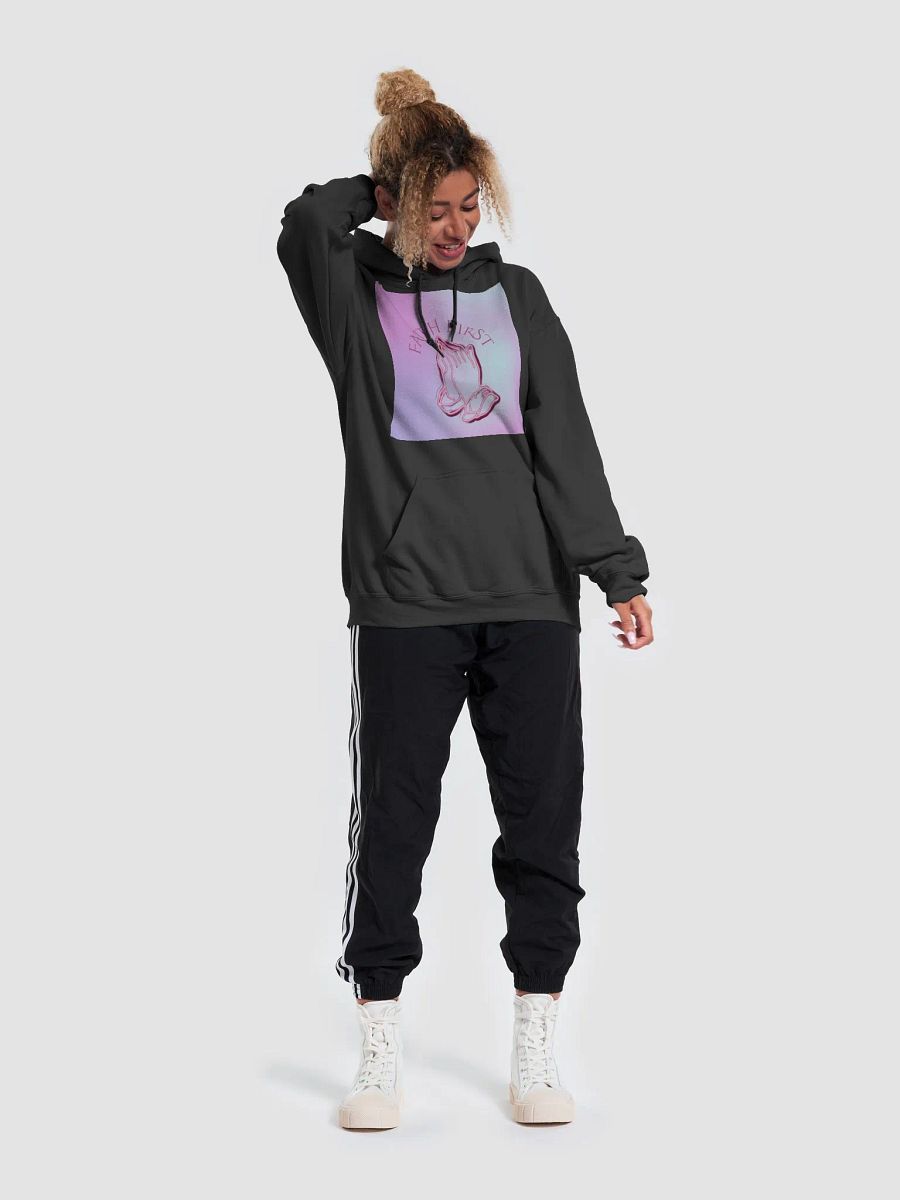 Faith first black hoodie product image (5)