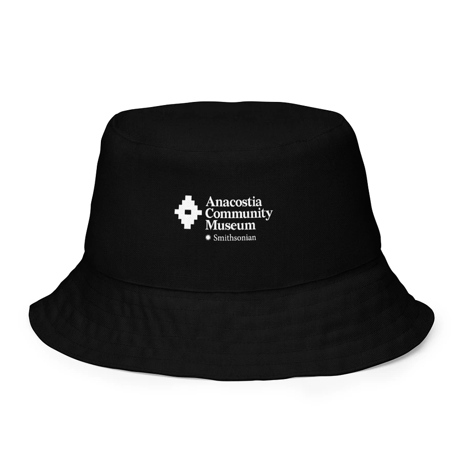 Anacostia Community Museum Reversible Bucket Hat (Black/Gray) Image 4