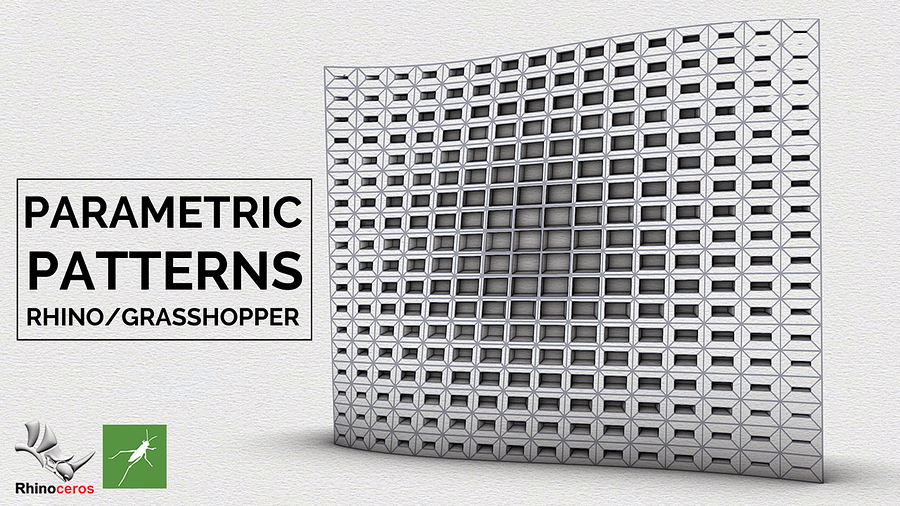 Parametric Architectural Pattern Design Grasshopper Rhino Files Download product image (1)