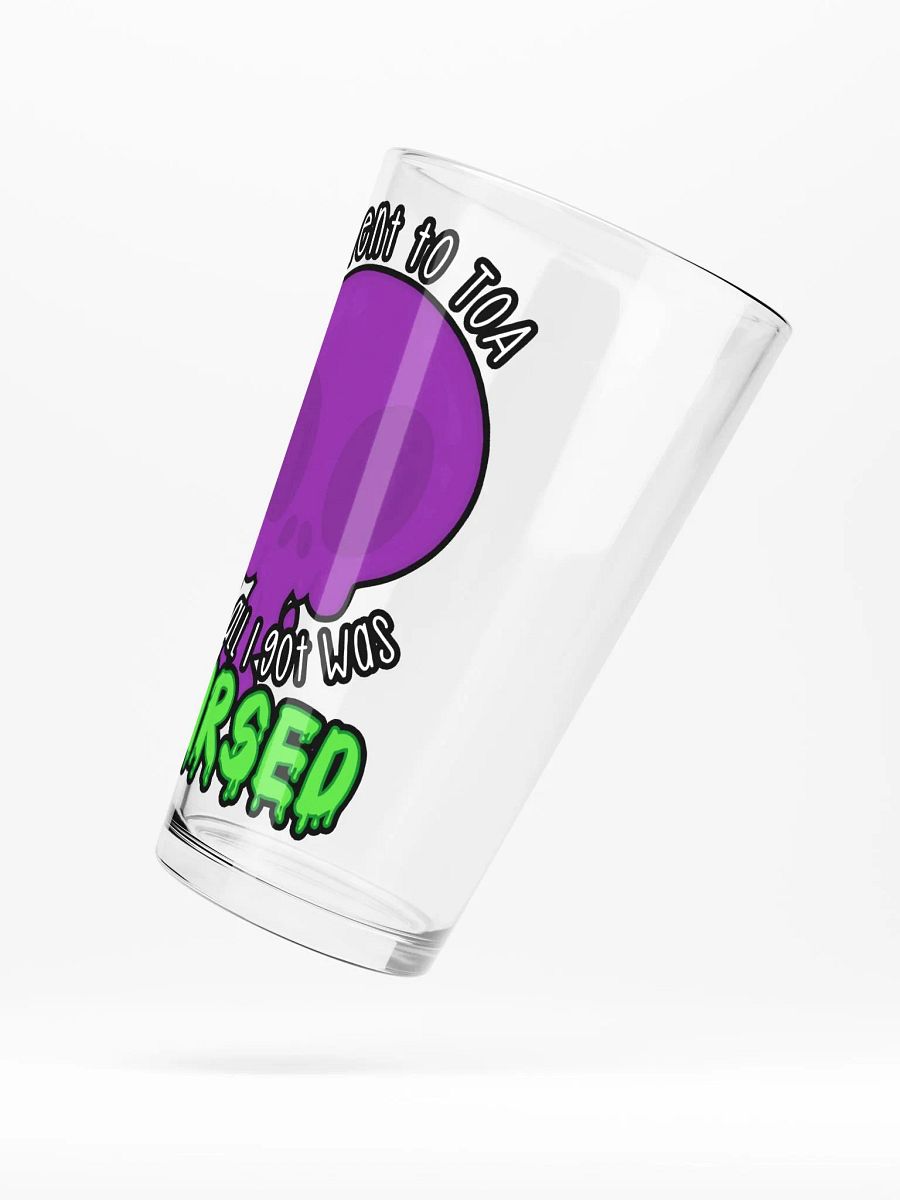 All I Got Was Cursed - Demon Hunter - Pint Glass product image (5)
