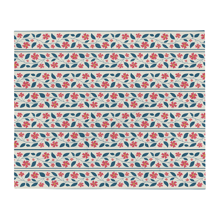 Cosmic Bloom Trailing Stripes Throw Blanket product image (2)
