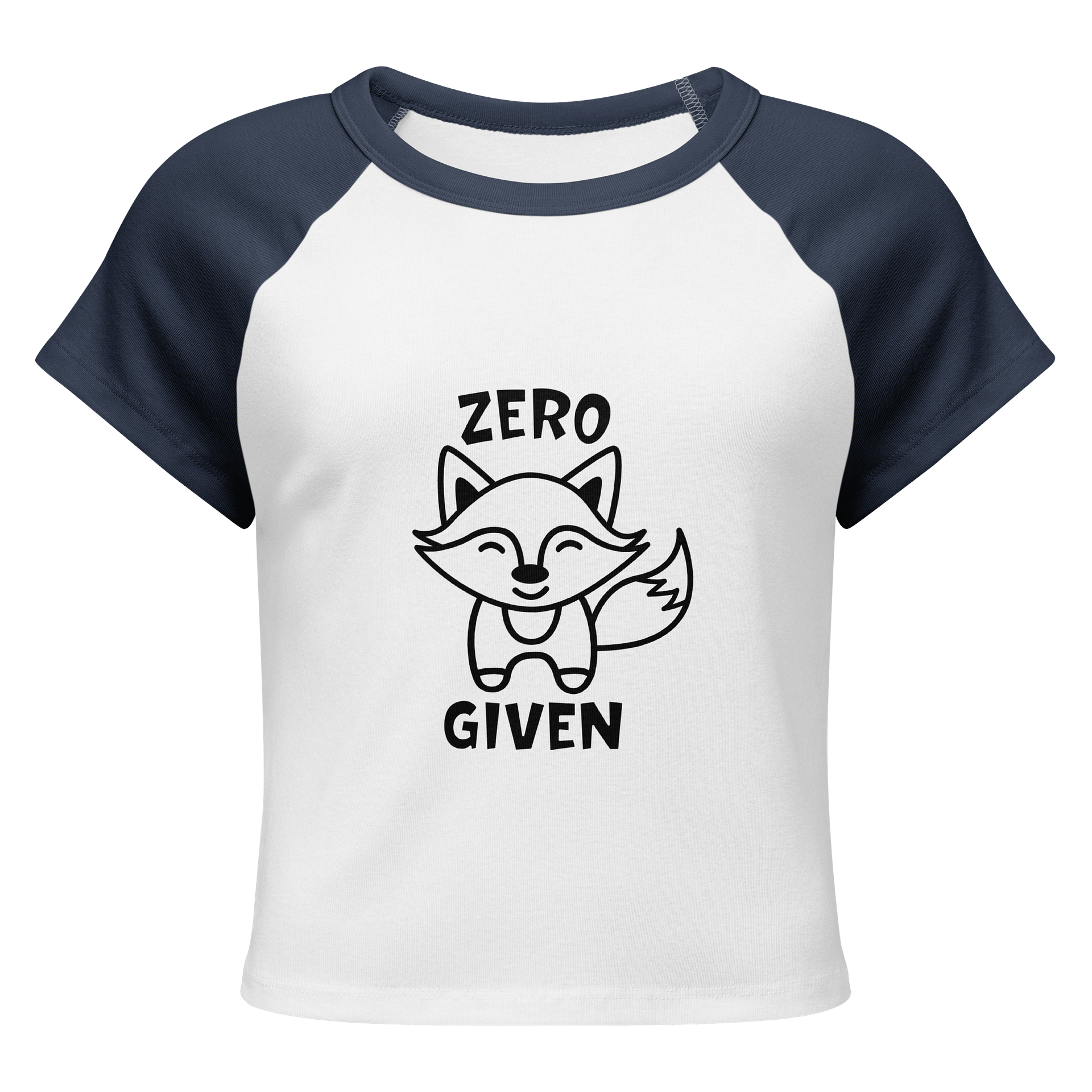 Retro Vibes Raglan Baby Tee (Zero x Given) product image (1)