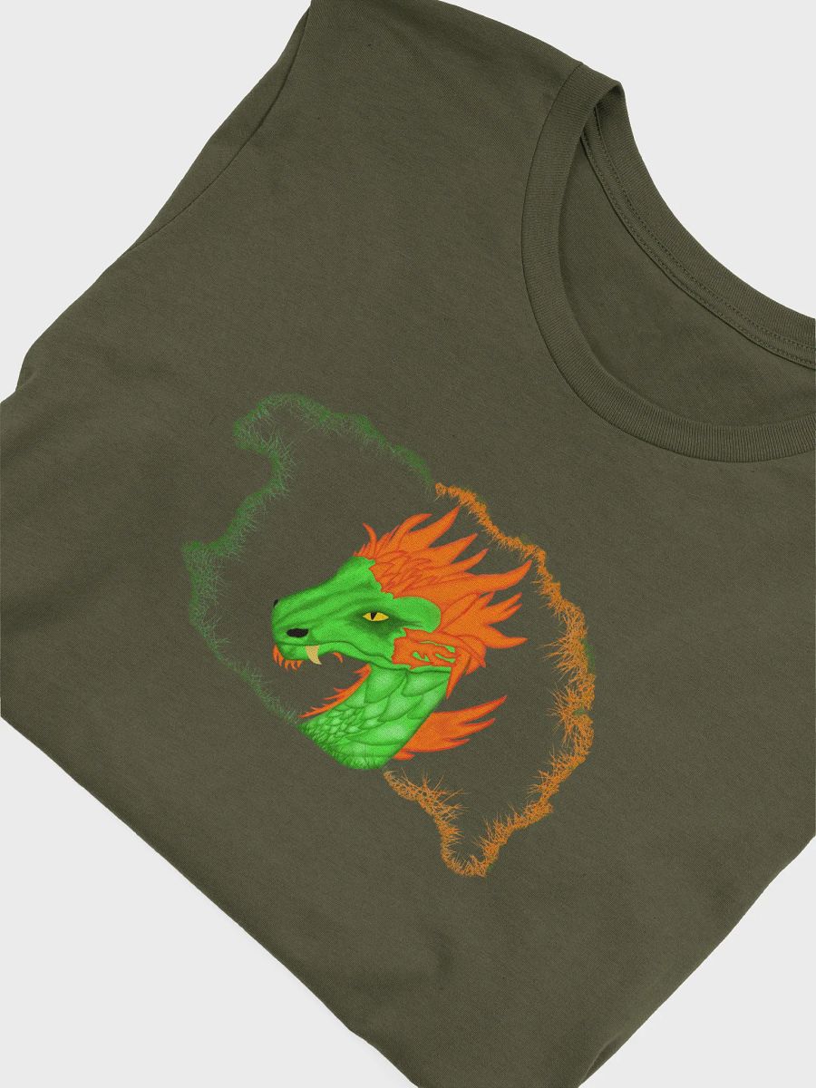 Fiery Dragon Head Stylized T-Shirt product image (5)