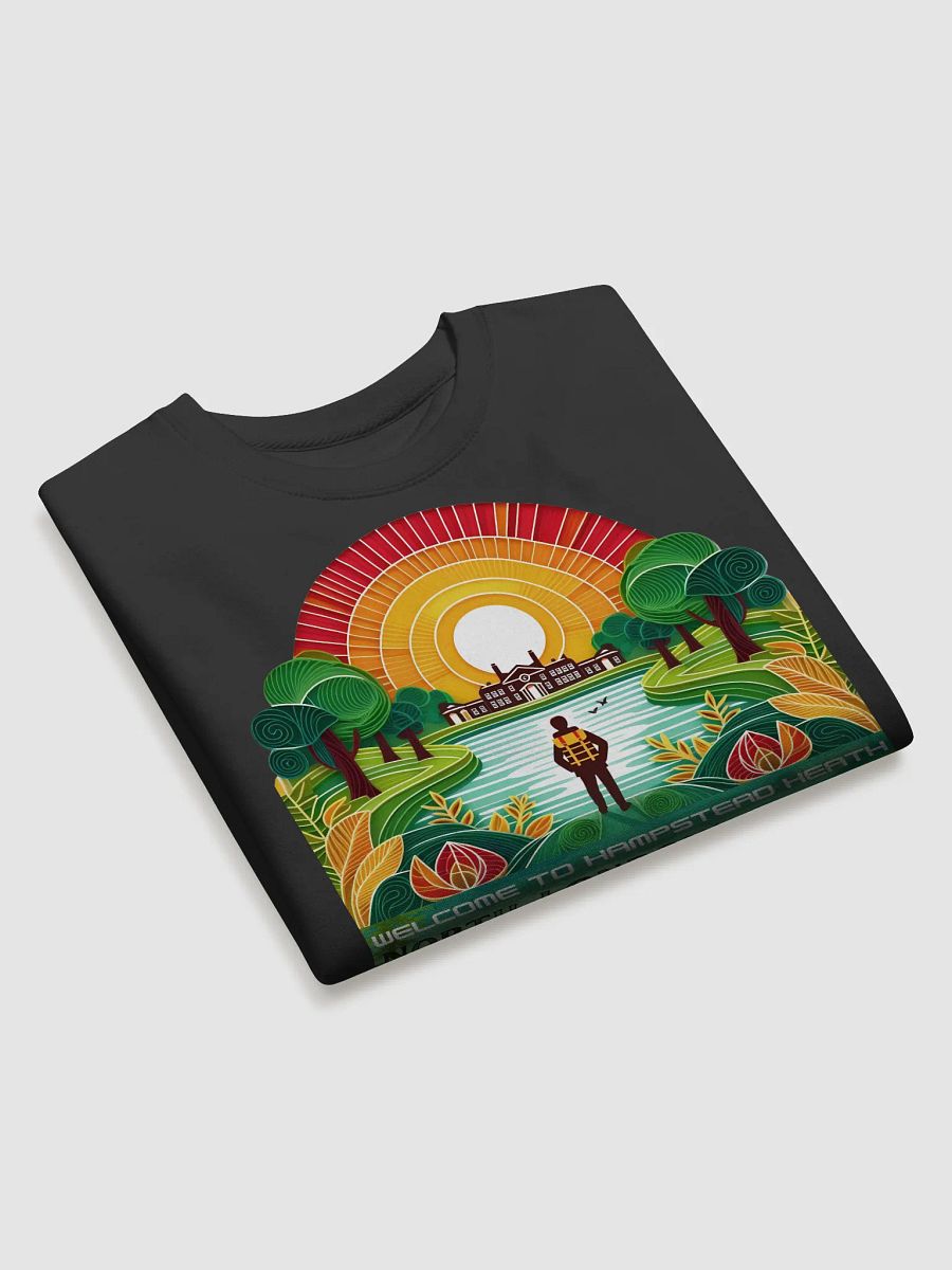 Hampstead Heath Retro Travel Poster Sweatshirt product image (3)