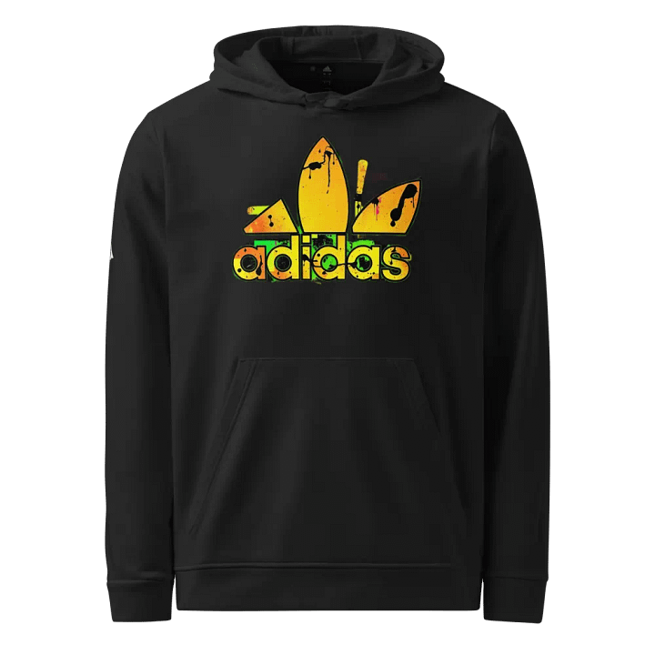 Splatter Logo Adidas Fleece Hoodie product image (1)
