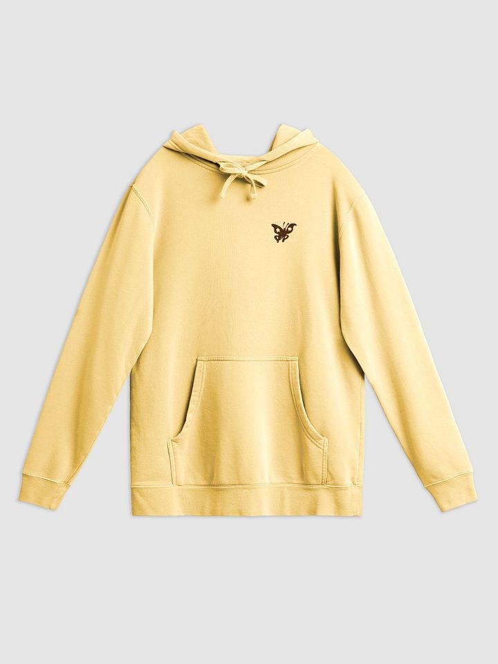 Fear Inspires, Design Transforms Graphic Hoodie Pigment-Dyed Hoodie product image (2)