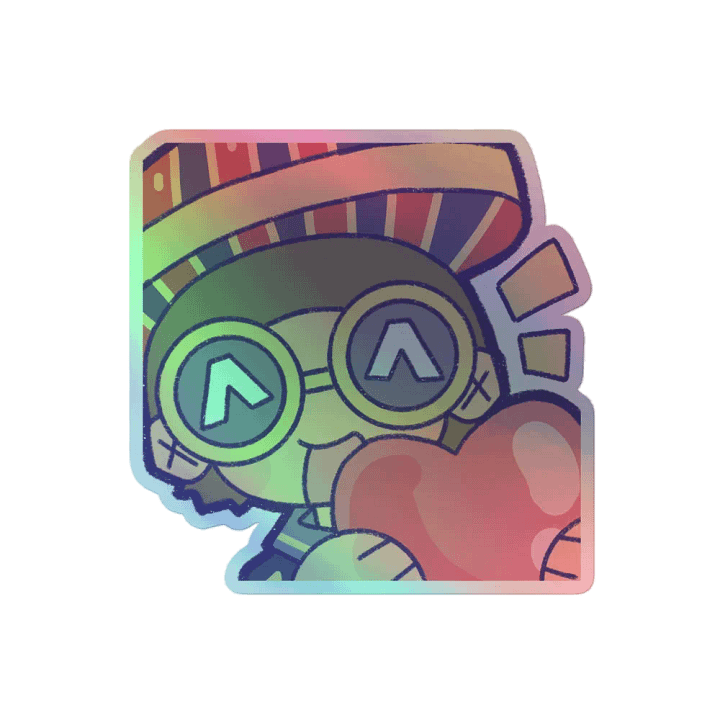 Holographic Sticker - :HatKid_Heart: product image (2)