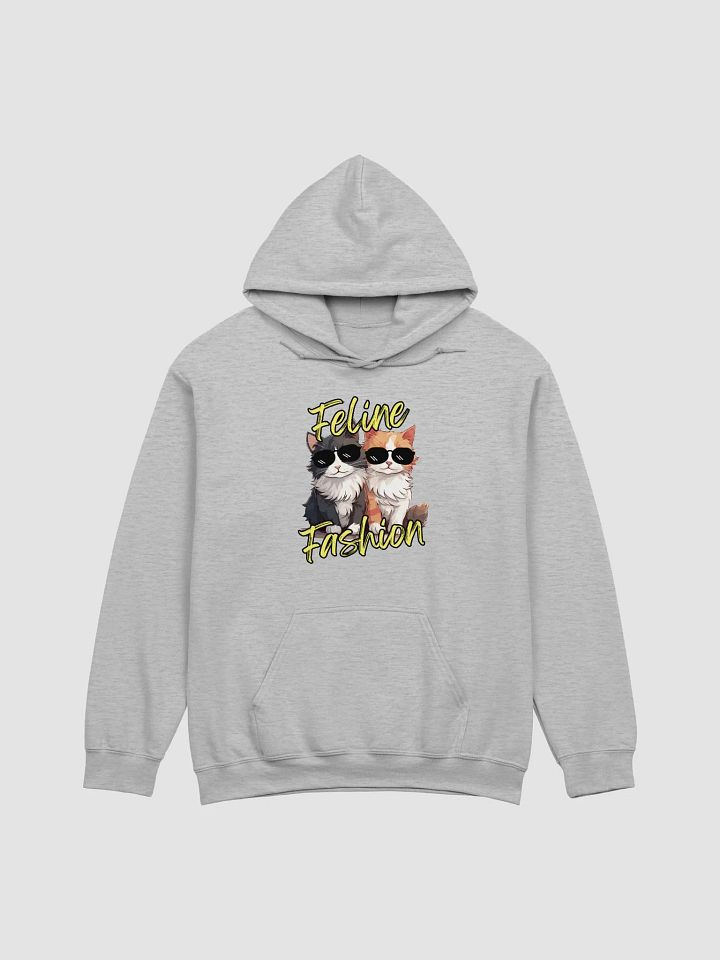 Feline Fashion Cool Cats Sunglasses Hoodie product image (21)