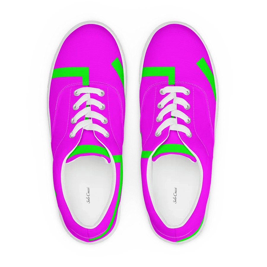 Powerful Pink Lace-Up Shoes product image (4)