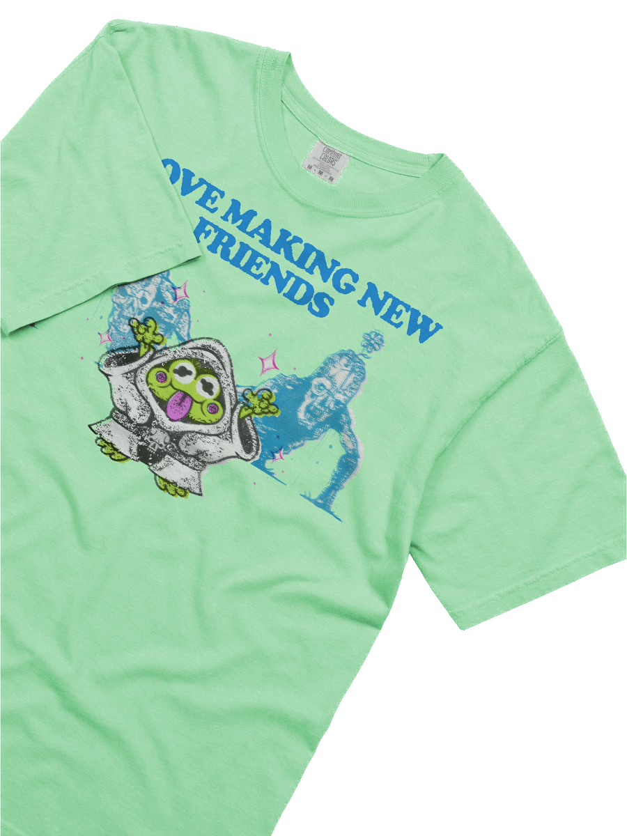 I LOVE MAKING NEW F(R)IENDS! T-Shirt product image (2)