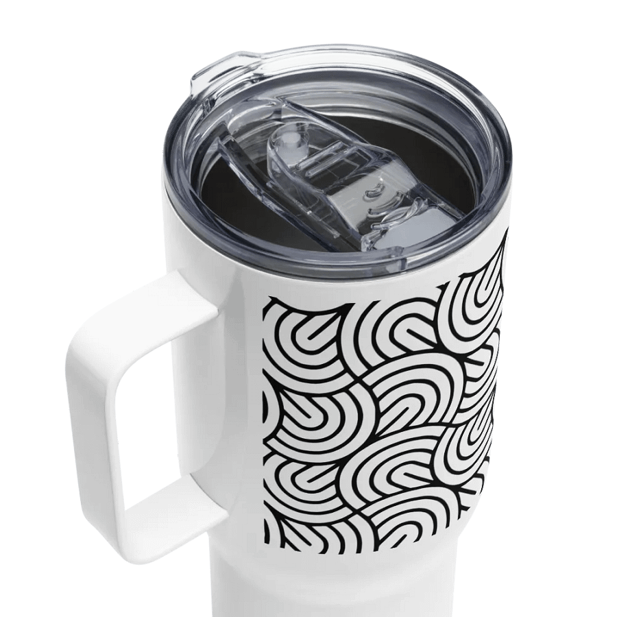Monochrome Maze 25oz Travel Mug product image (3)
