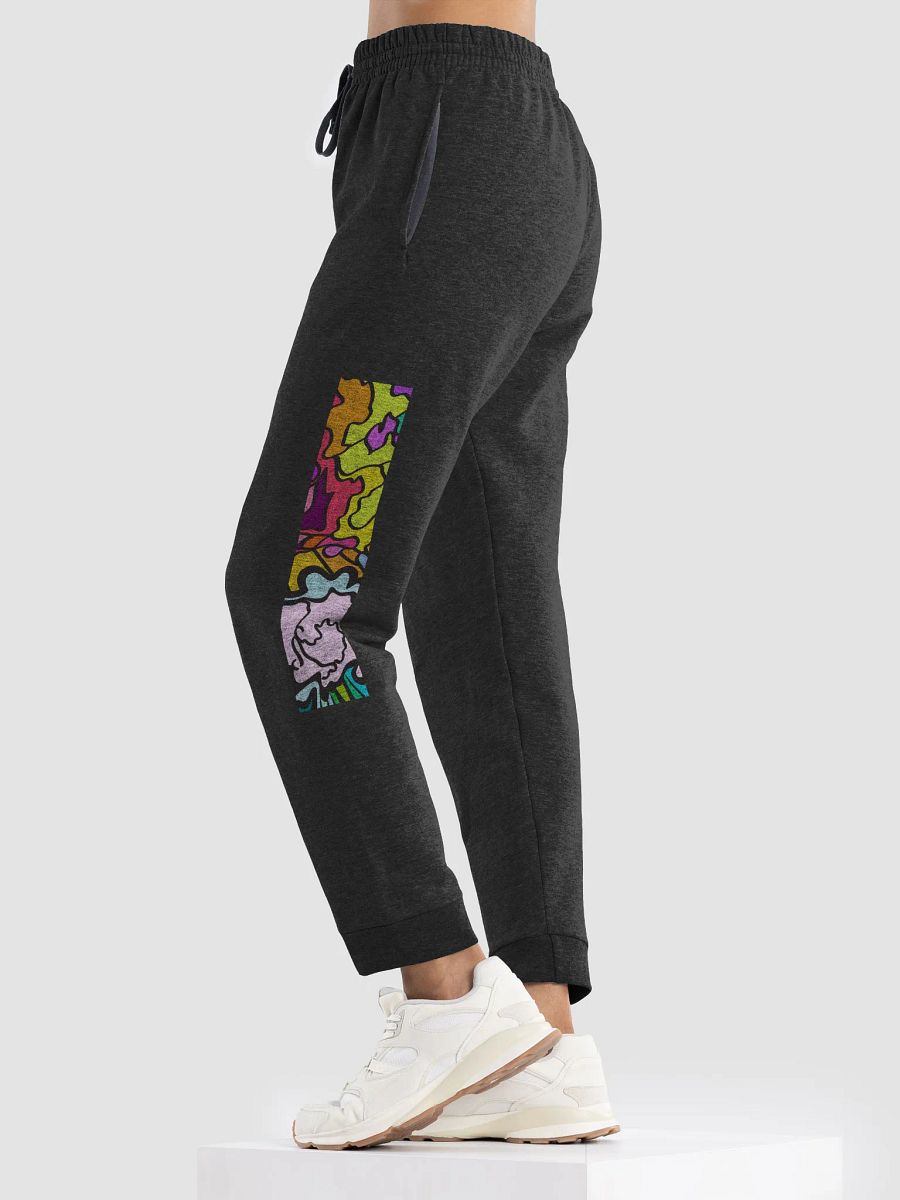 Vibrant Abstract Unisex Joggers - Wave at Sunset product image (5)