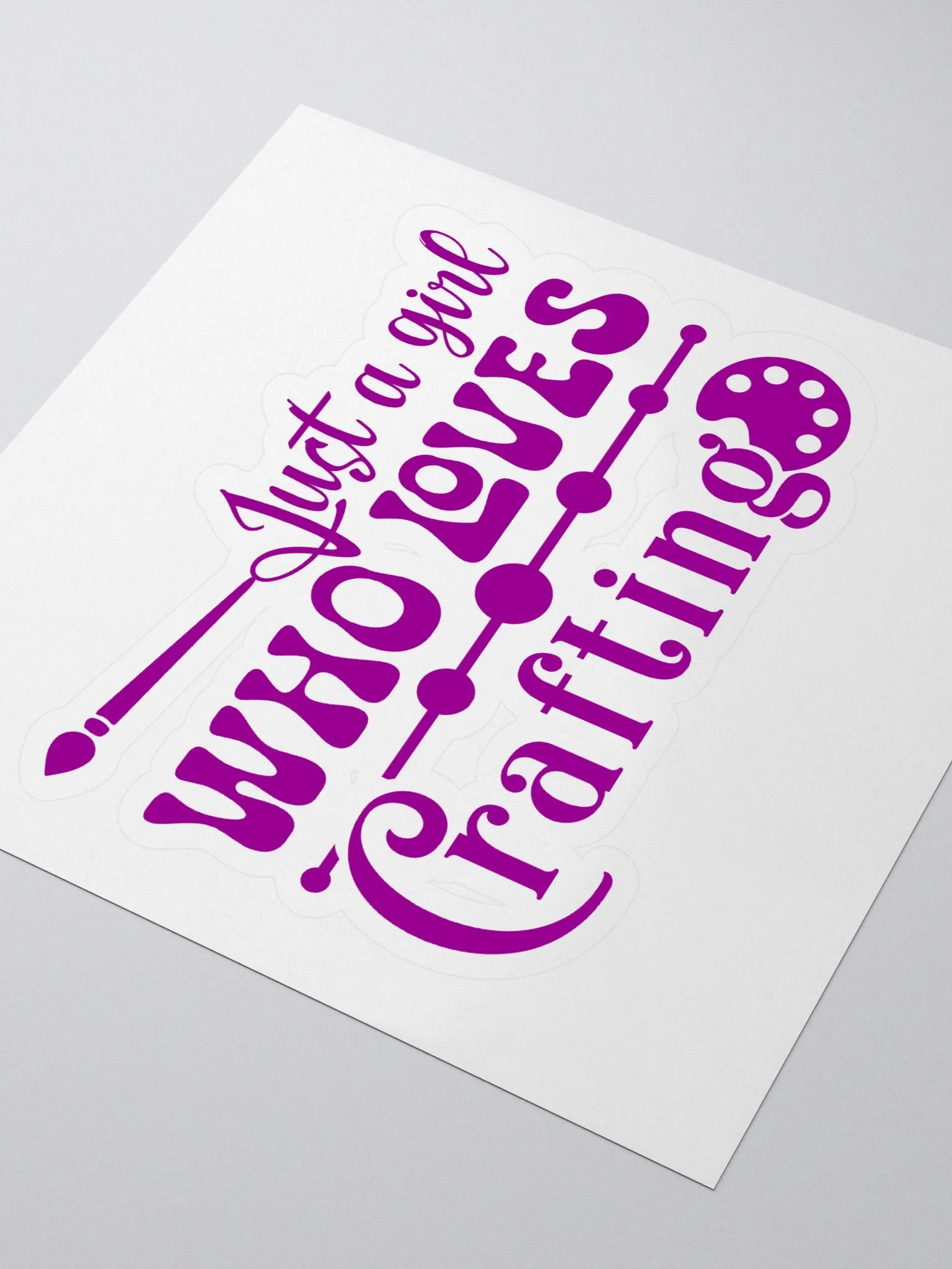 JUST A GIRL WHO LOVES CRAFTING product image (3)