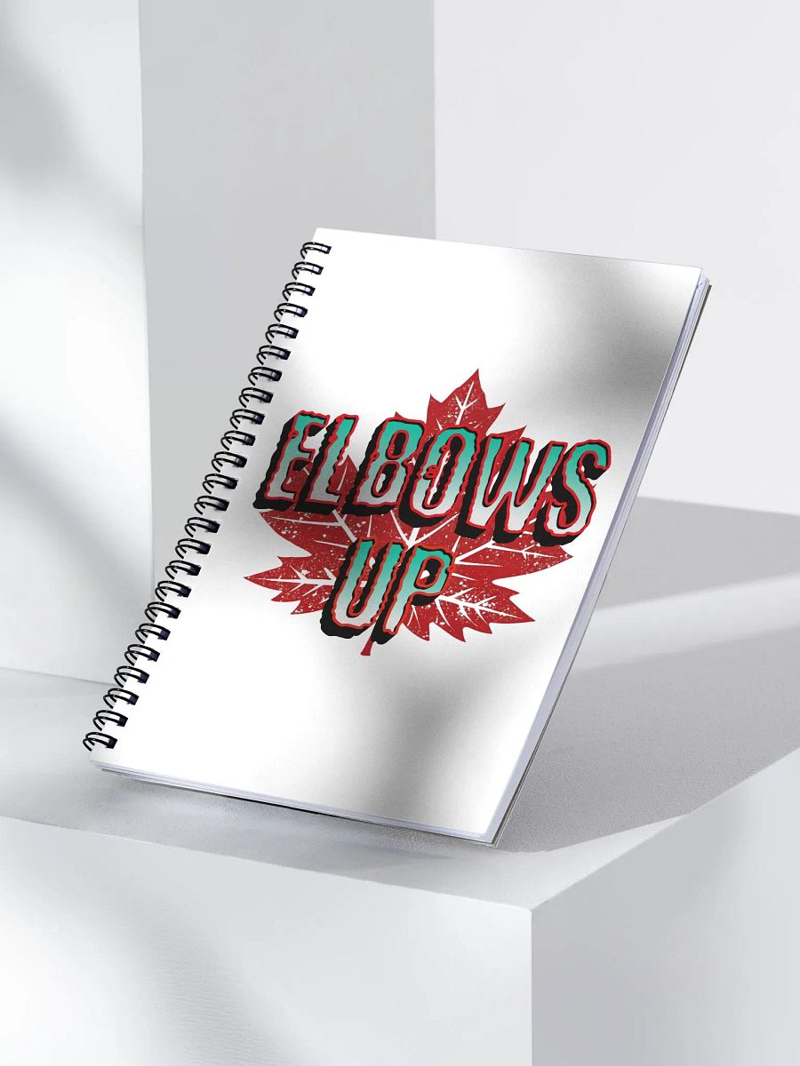 Elbows Up Maple Leaf Spiral Notebook product image (3)