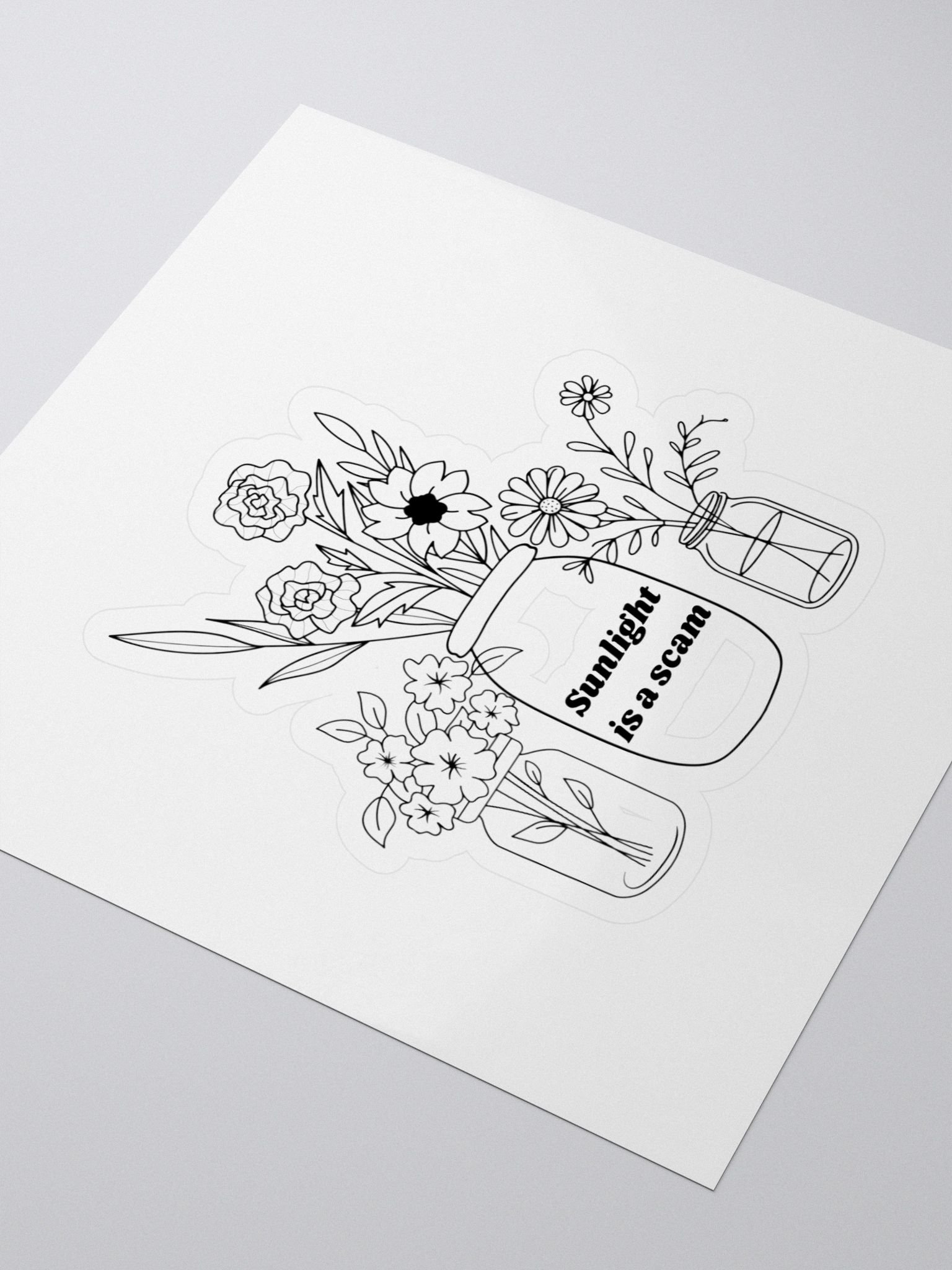 Sunlight is a Scam sticker product image (3)