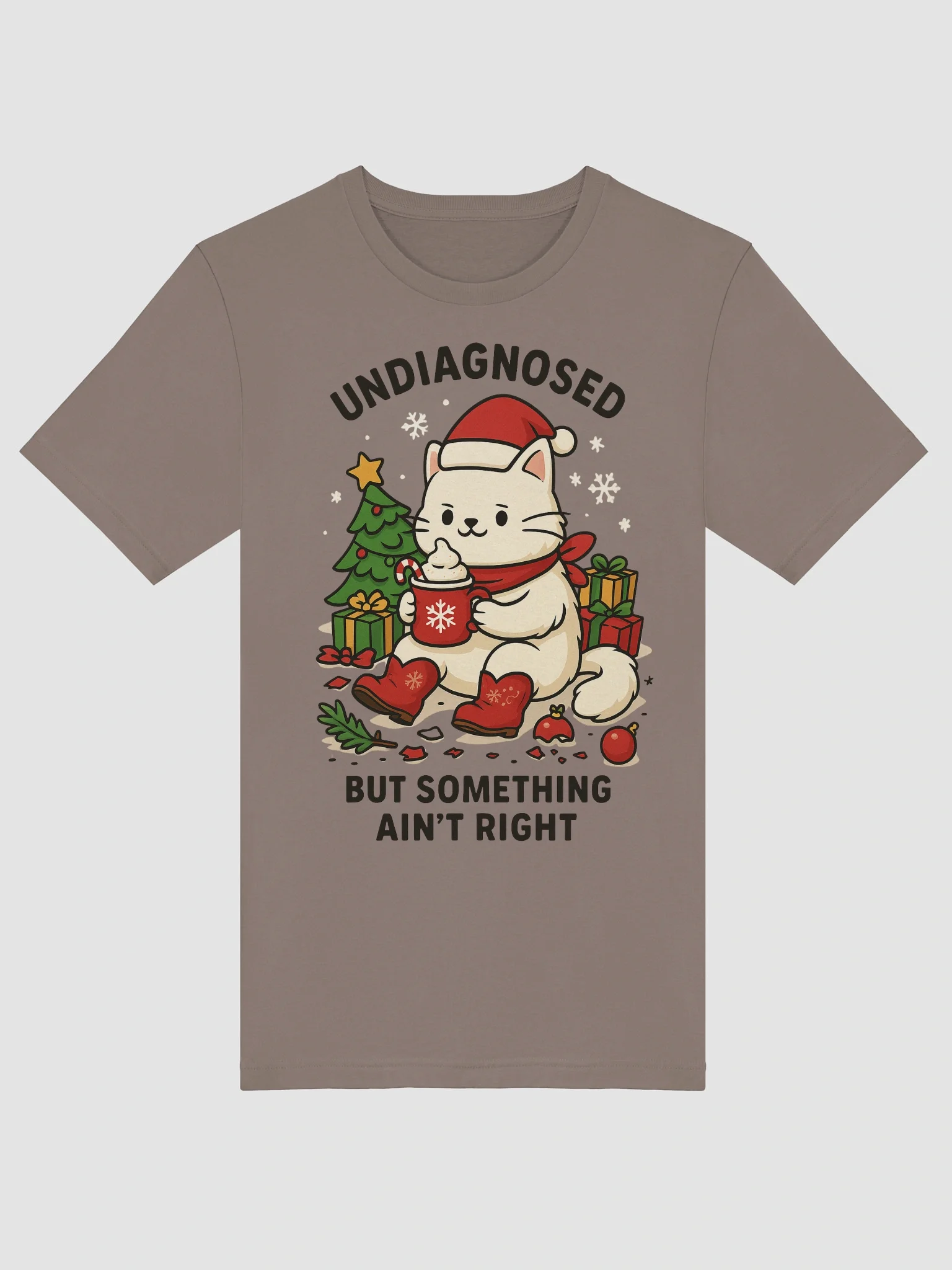 Christmas Cat Undiagnosed T-Shirt product image (17)