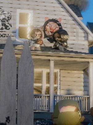 MEOWTLE FIGHT - SHED #cat #blender #fyp