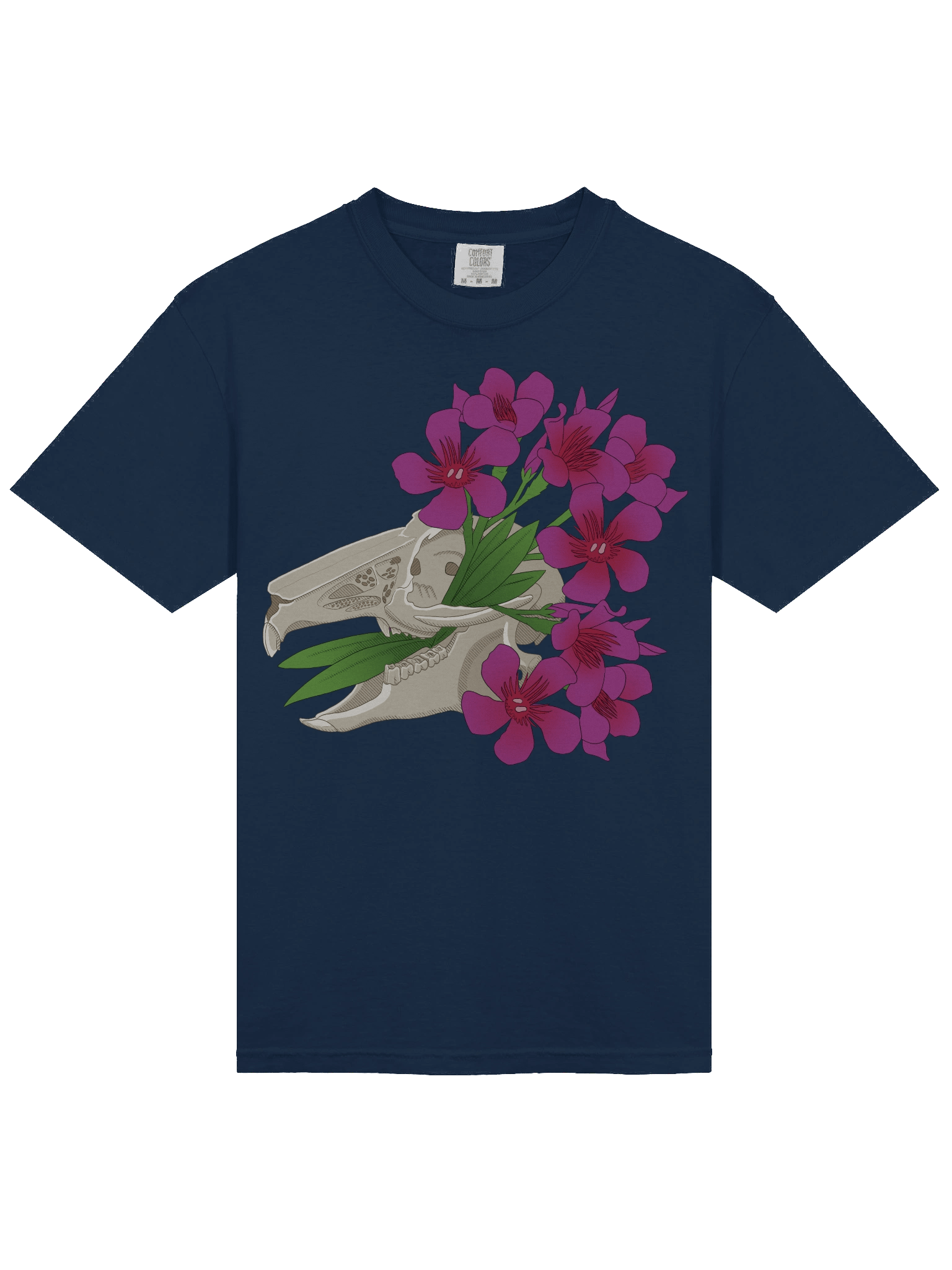 Rabbit Skull Oleander T-Shirt product image (39)