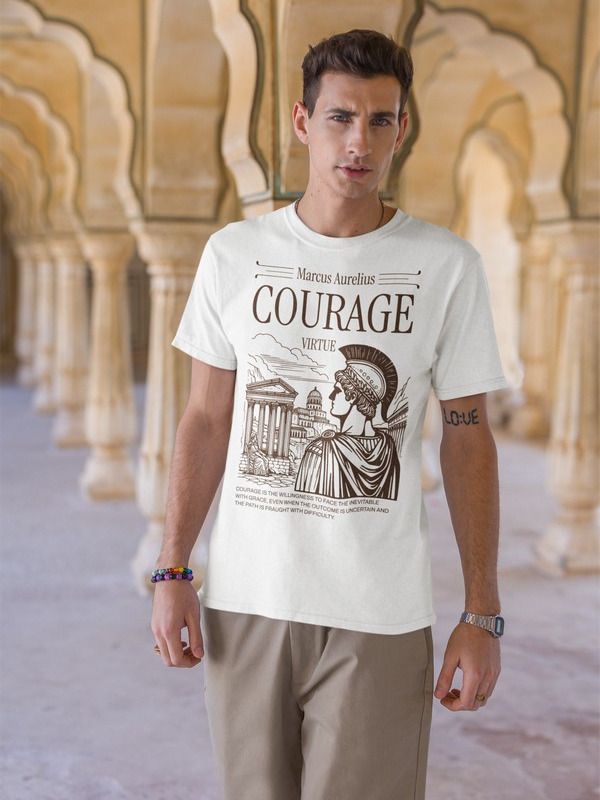 Stoic Virtues Courage Tshirt product image (2)