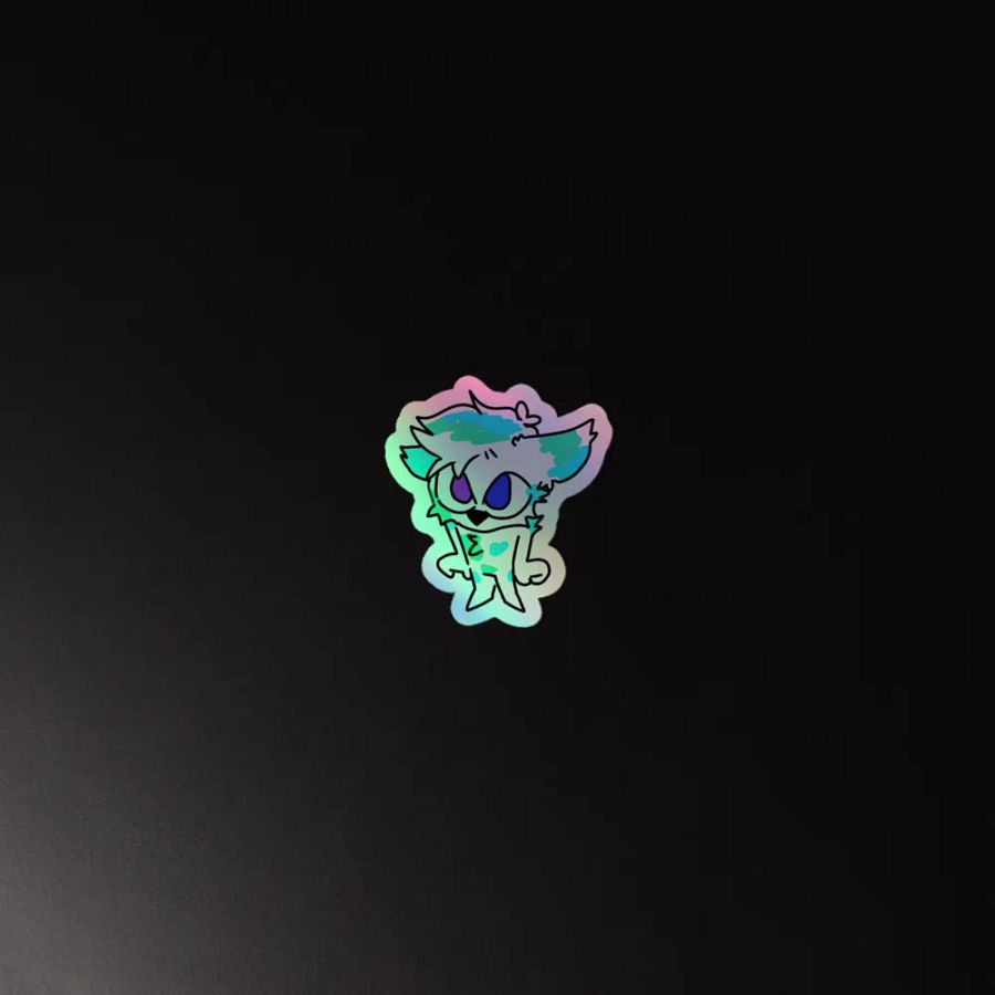 Fisk Angy Holographic Sticker product image (2)
