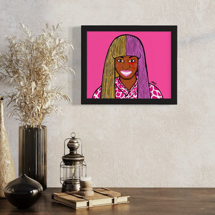 ICON SERIES - Nicki (Framed Matte Print) product image (2)