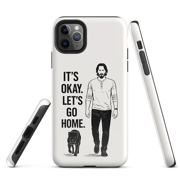 Wick Mode: Elegance Meets Vengeance iPhone case product image (1)