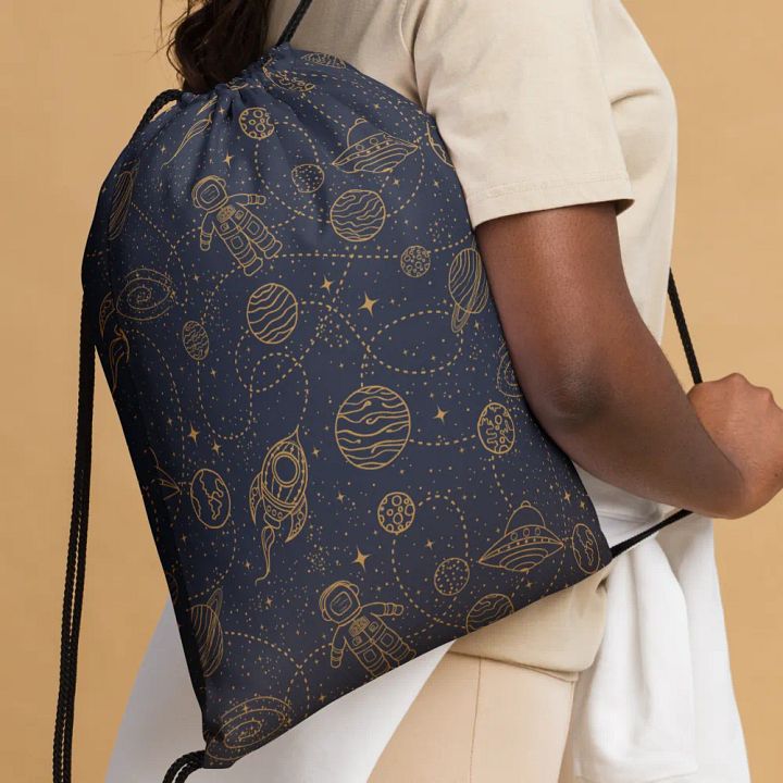 Explore The Universe Drawstring Bag product image (1)