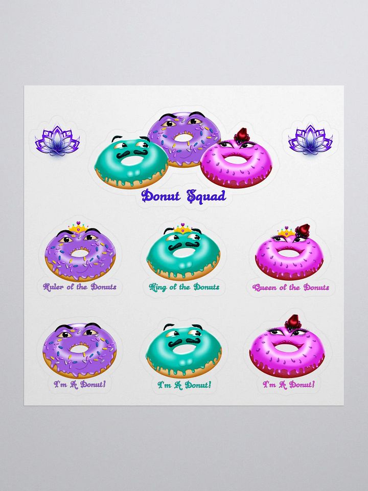 Mini Donuts KissCut Stickers product image (1)