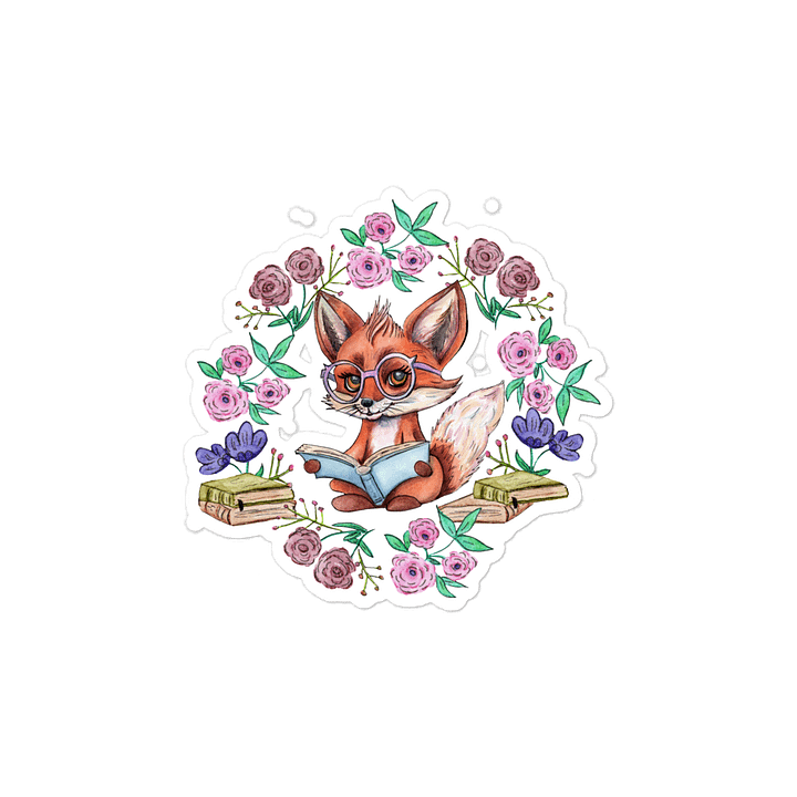 Book Smart Fox Magnet product image (2)