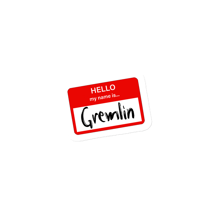 Hello, my name is... Magnet product image (1)