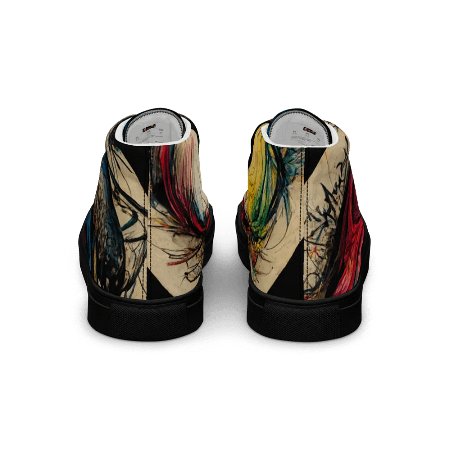 Yin-Yang Swirl High Top Canvas Shoes product image (4)