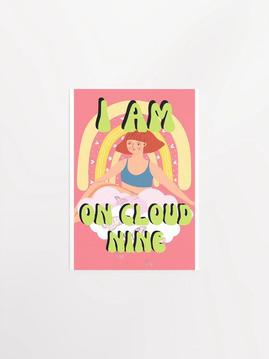I am on Cloud Nine - Affirmation Poster product image (2)