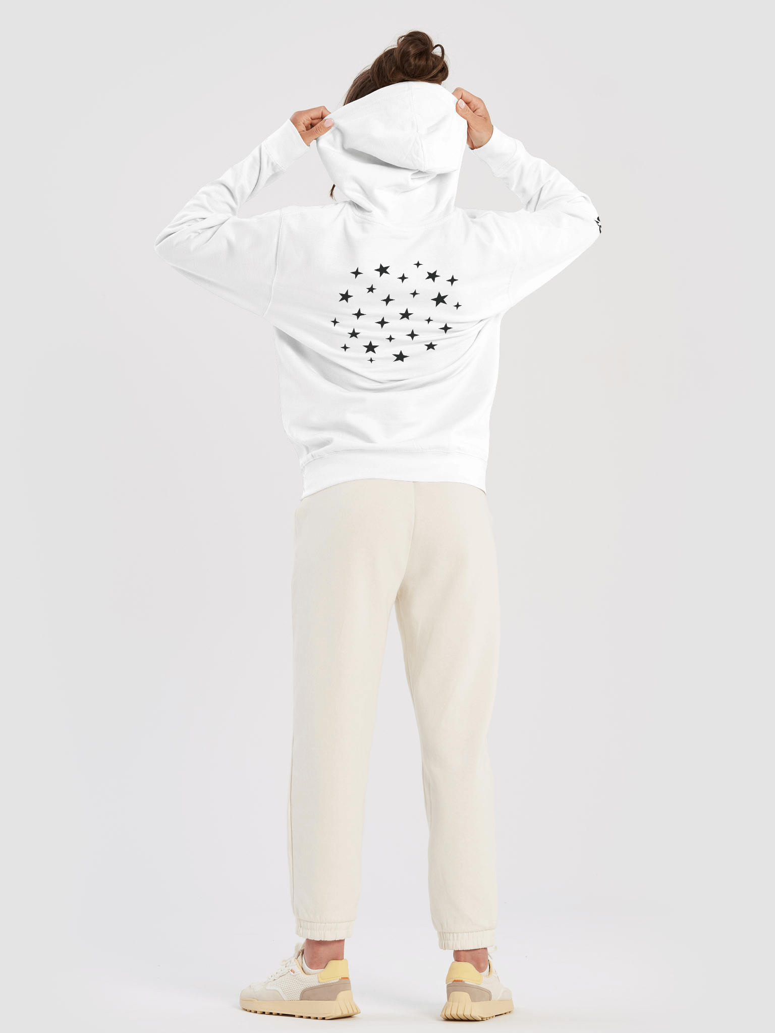 S3B Black On White Hoodie product image (7)