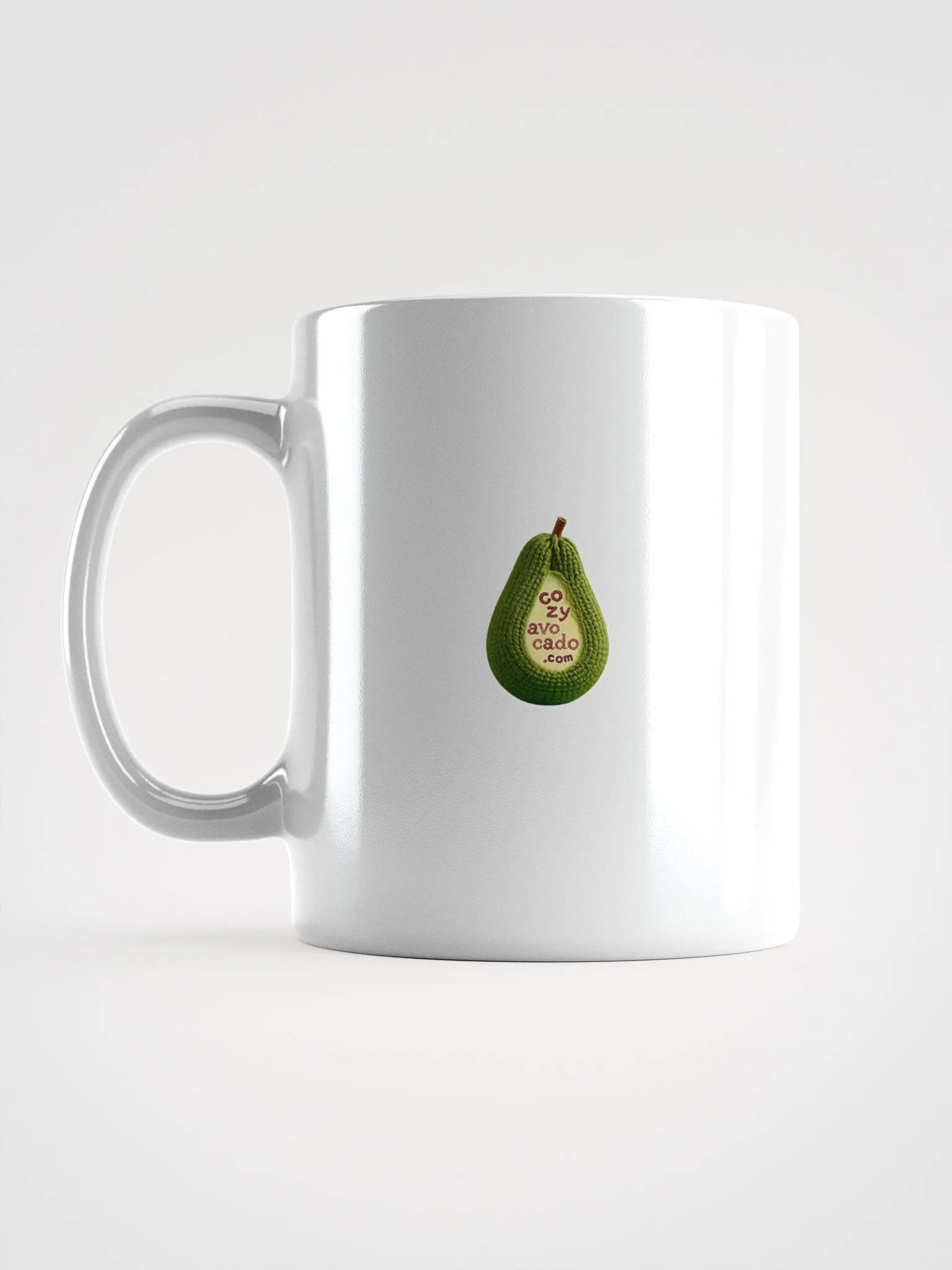 CozyAvocado White Glossy Garlic Mug #1 product image (6)