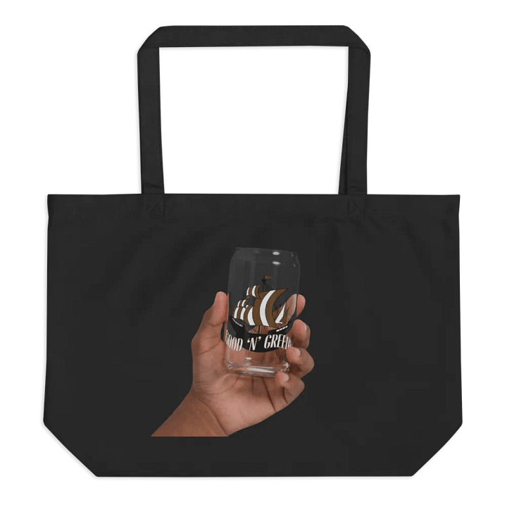 Bink's Cup Organic Tote - Newspaper Tone product image (1)