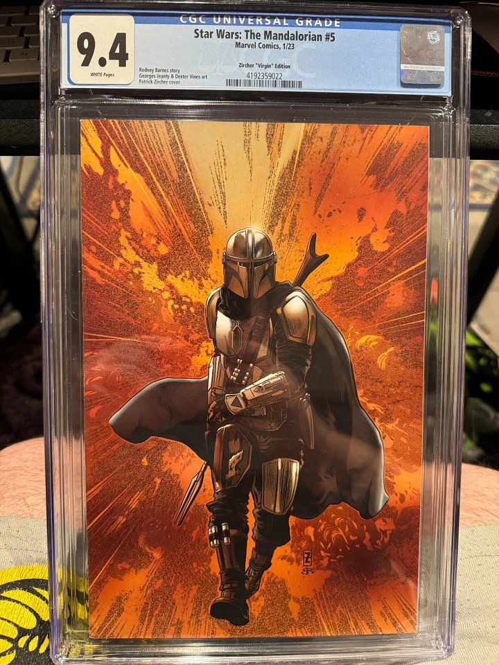 Star Wars: The Mandalorian #5 (2023) | CGC 9.4 | Patrick Zircher Virgin Variant Cover product image (1)