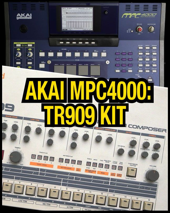 Akai MPC4000: TR909 Kit product image (1)