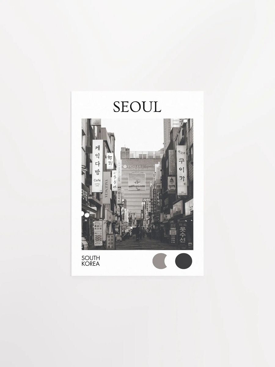 Streets of Seoul I - Black & White product image (1)