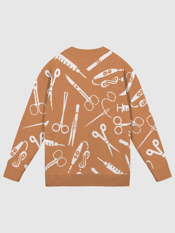 scalpel sweater (fall edition - orange) product image (6)