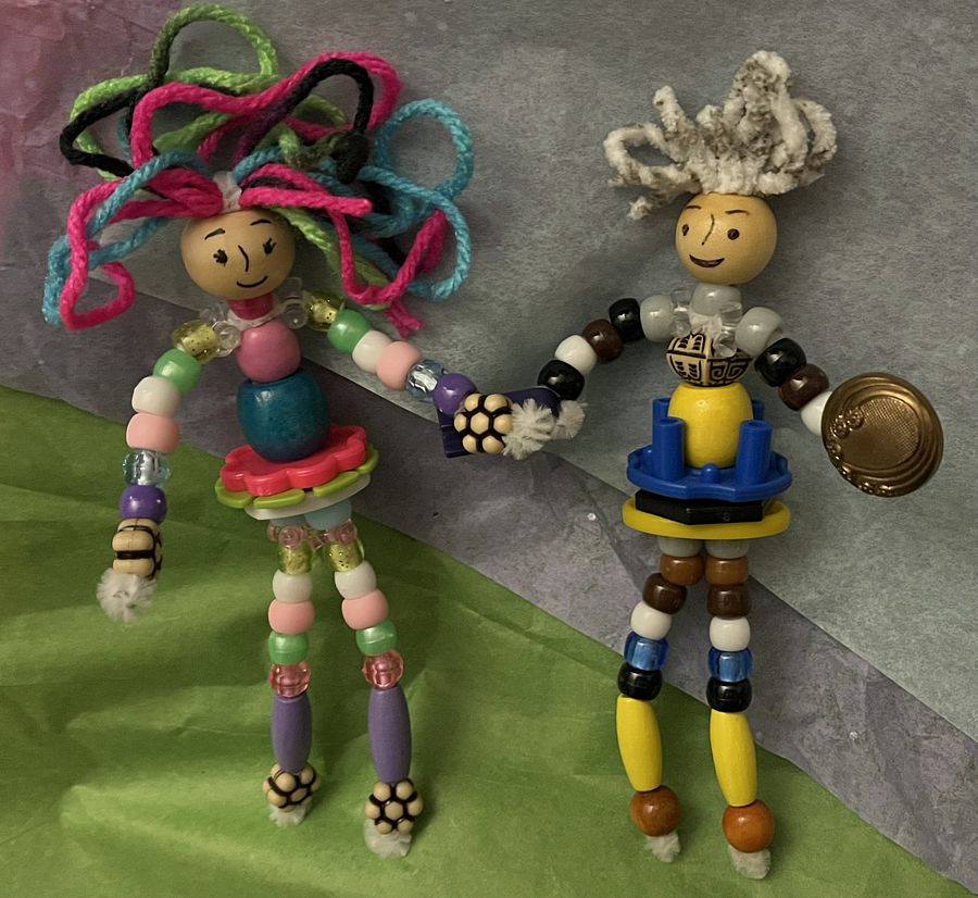 Deluxe Girl ~ Build A Bead Folk Kit product image (3)