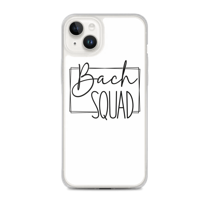 Bach Squad Stylish iPhone® MagSafe® Clear Case product image (1)
