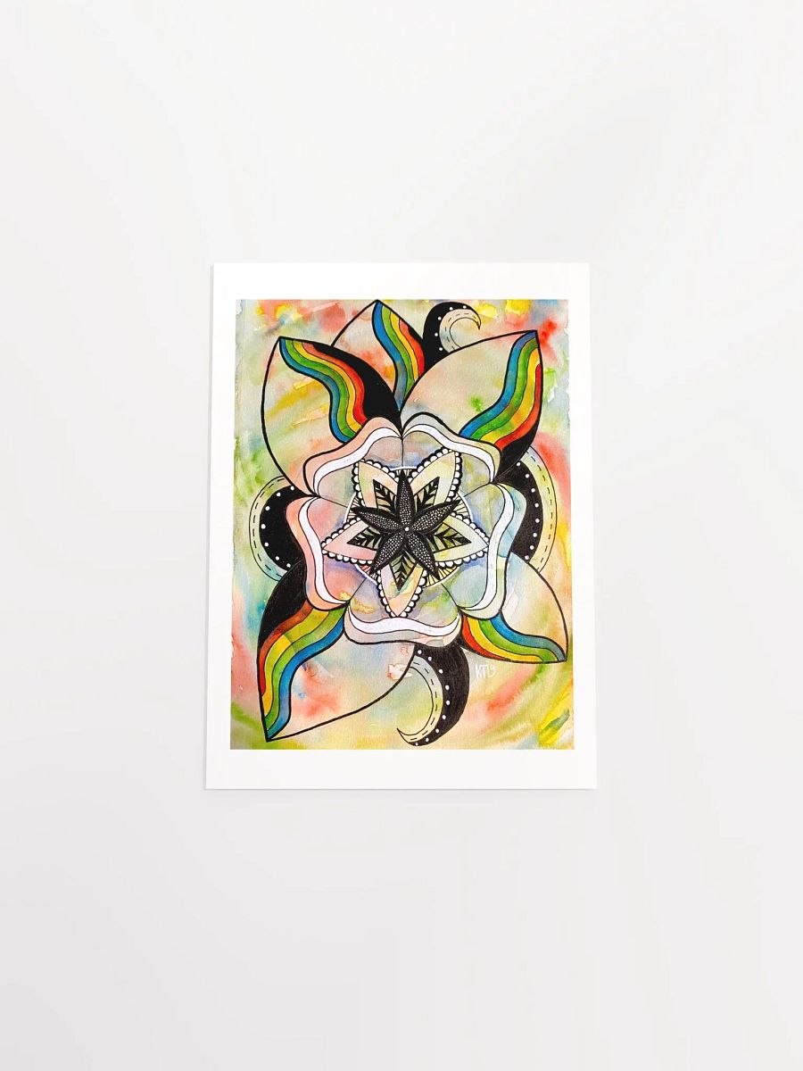 Cosmic Bloom Matte Poster product image (10)