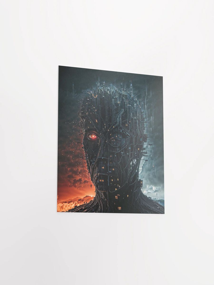 The City Wears a Face Matte Poster product image (19)