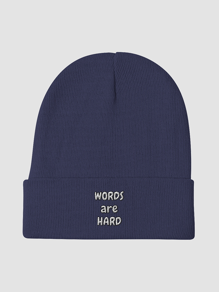 Words are Hard Beanie product image (1)