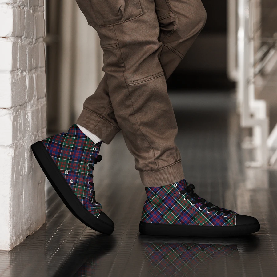 MacDonald Clanranald Tartan Men's High Top Shoes product image (20)