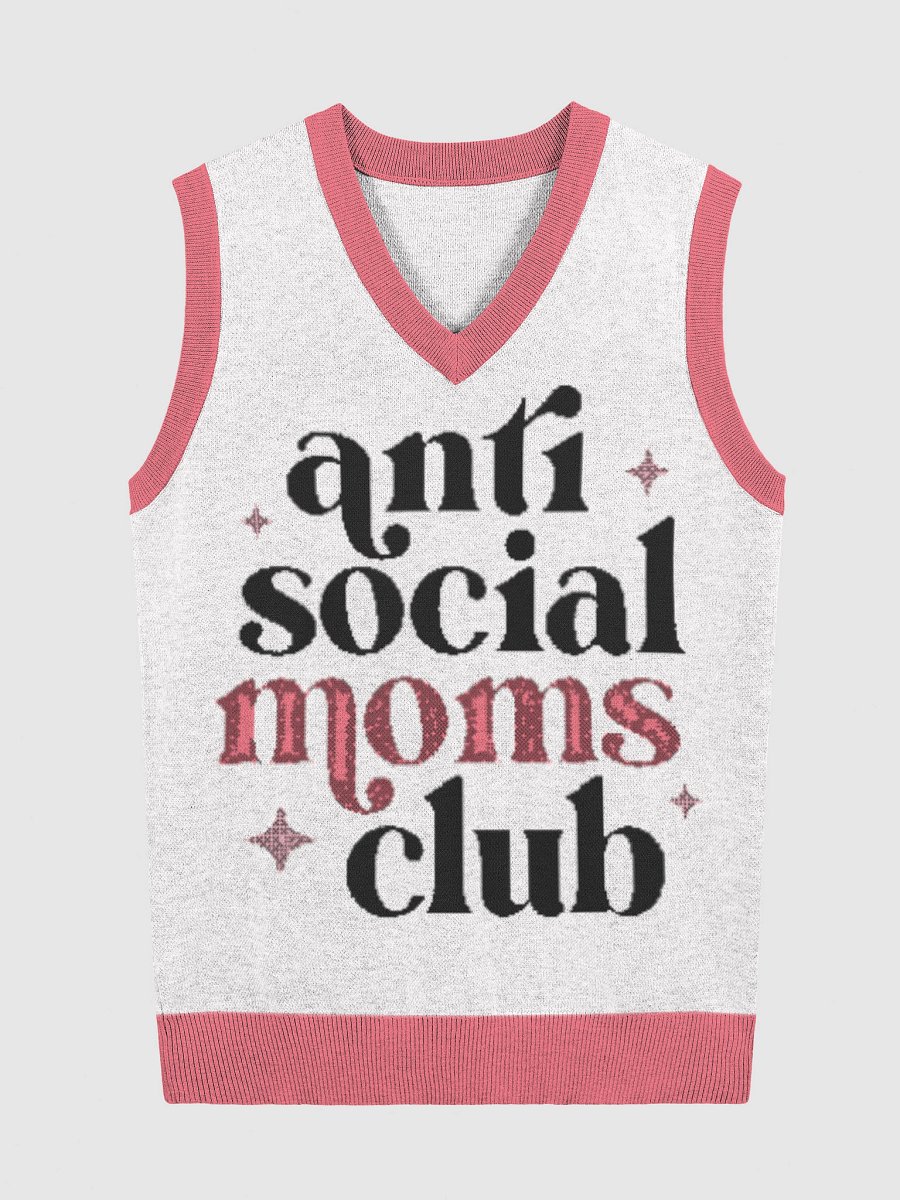 Anti Social Moms Club V-Neck Vest product image (1)