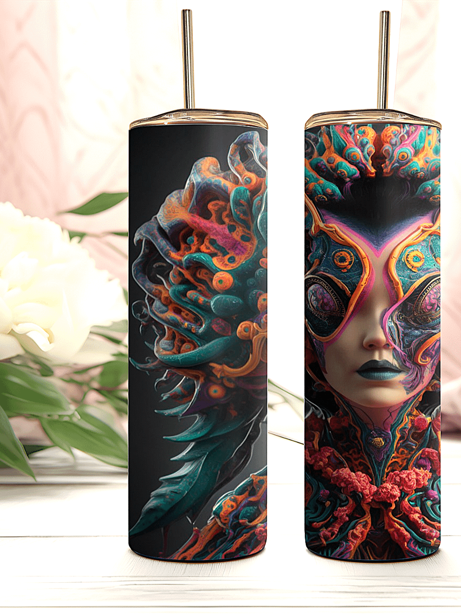 Fantasy Coral Stainless Steel Tumbler product image (1)